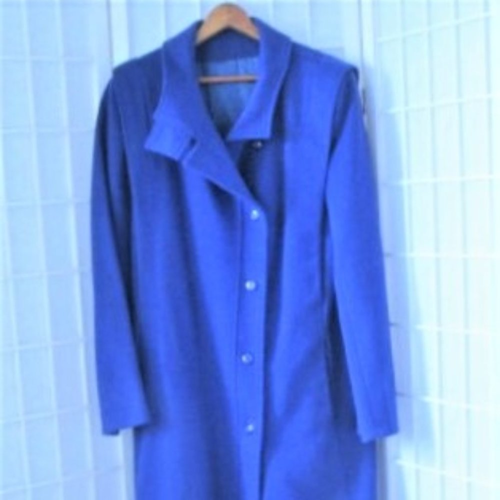 Sapphire Blue...Pure Wool...Gorgeous!